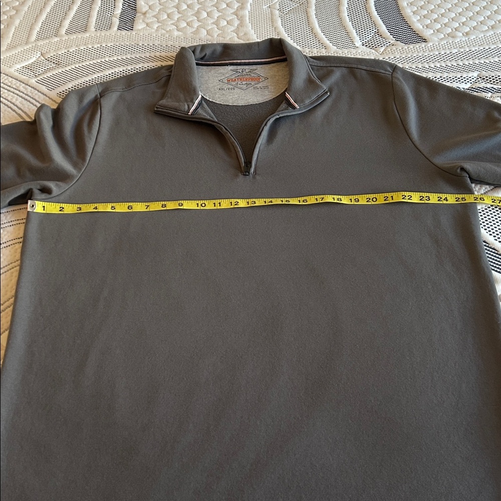 Weatherproof Dark Gray Quarter-Zip Pullover XXL - Picture 7 of 7
